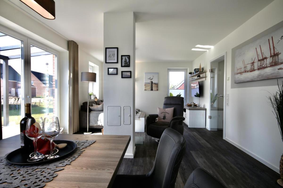 Am Kutterhafen 28 - Prielhuus Villa Fedderwardersiel Exteriör bild